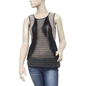 Anthropologie Yoana Baraschi Fringe Sleeveless Top